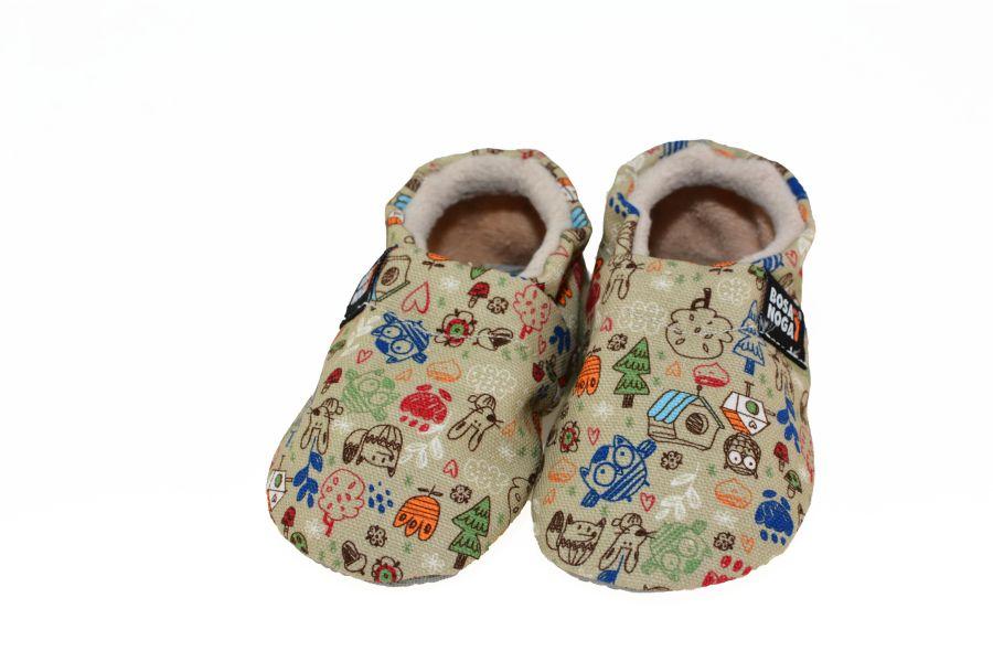 Otroški copatki Bosa noga